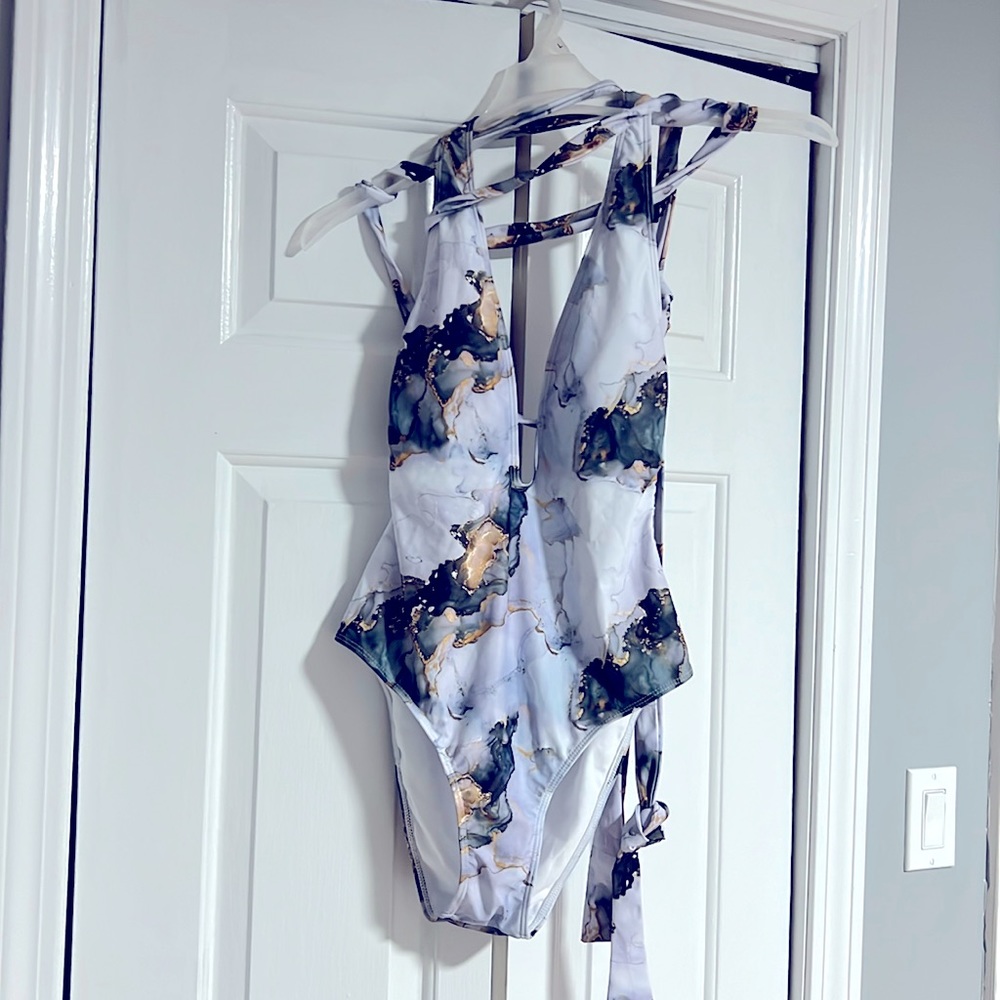 Wrap around bathing suit